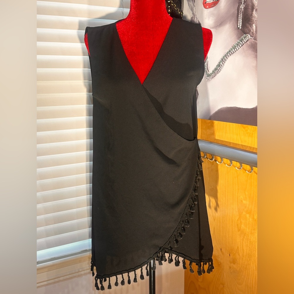 Women’s Boho swimsuit cover-up with tassels
Size M